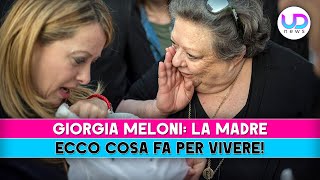 Giorgia Meloni, La Madre: Ecco Cosa Fa per Vivere! Content