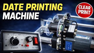 Ribbon Coding Machine | Batch &amp; MRP Date Printing Machine | Automatic Coding machine 
