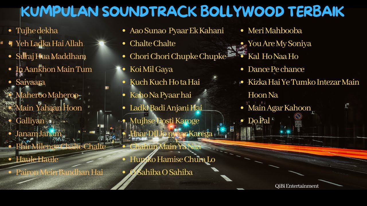 KUMPULAN SOUNDTRACK BOLLYWOOD TERBAIK