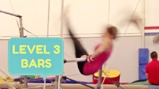 Gymnastics Level 3 Bar Routine Tutorial With Coach Meggin!
