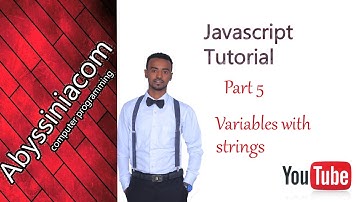 # Java script Variables with string  in Amharic