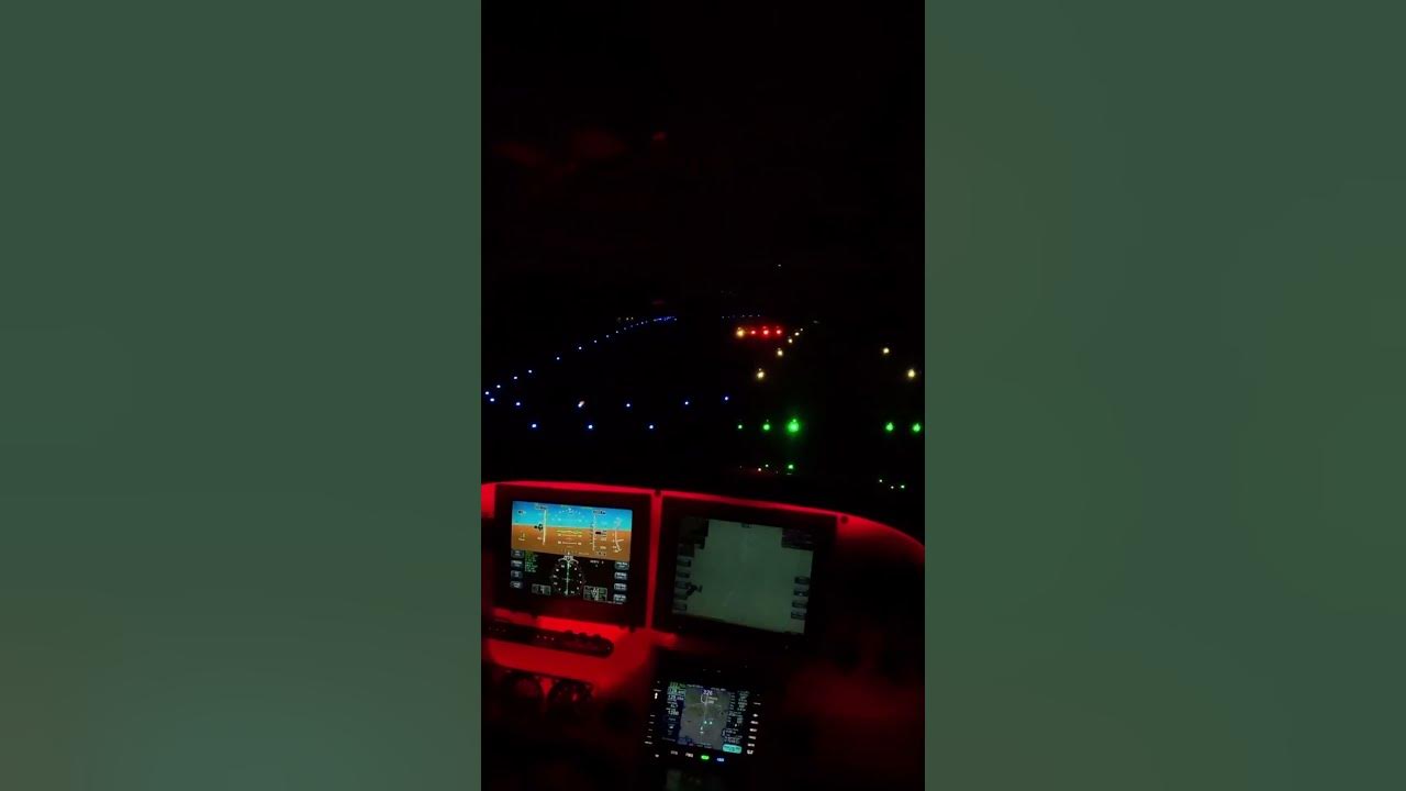 Night Currency Landing 3 of 3 aviation night sky fun YouTube