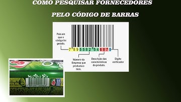 como pesquisar fornecedores pelo código de barras