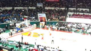 Korea Basketball League (KBL); Samsung Thunder defeat SK Knights; Dec. 17, 2011