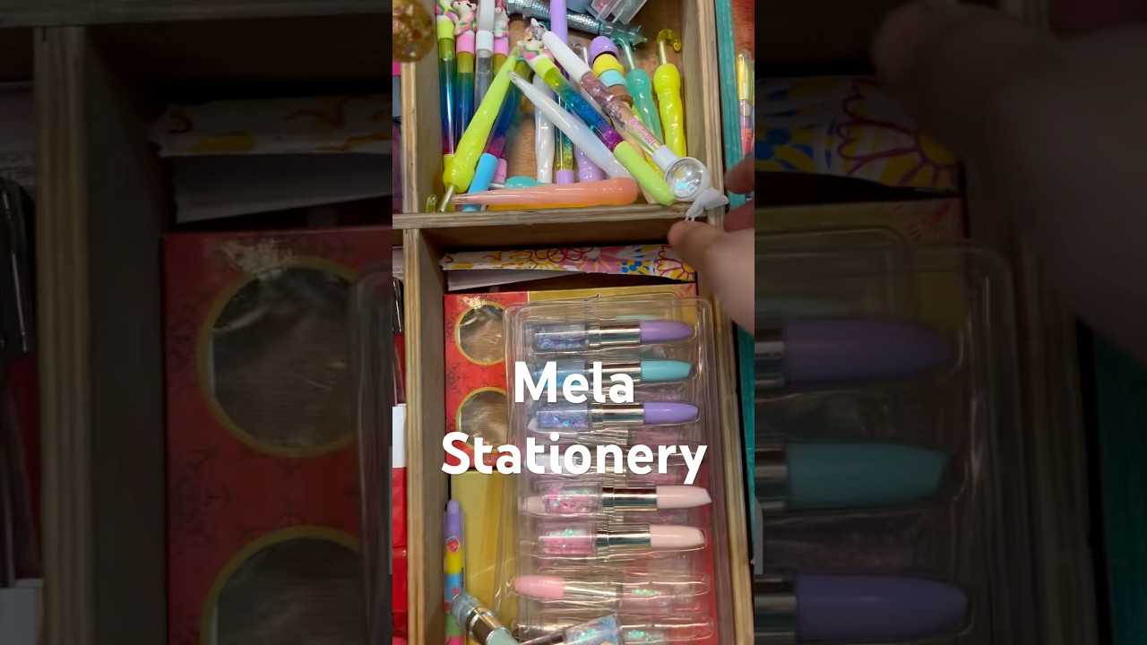 Stationery stall in mela | school supplies in Indian fair stall 