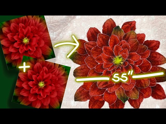 Dream Even Bigger! Raw Edge Applique & Combining Two Dream Big