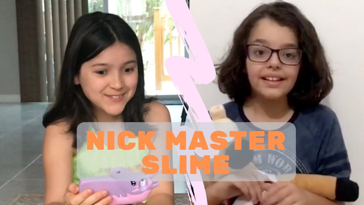 Drops da Lívia: Nick Master Slime com o Pietro 