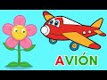 Aprende la letra A | Palabras con A para niños | Alfabeto español divertido🔴Live