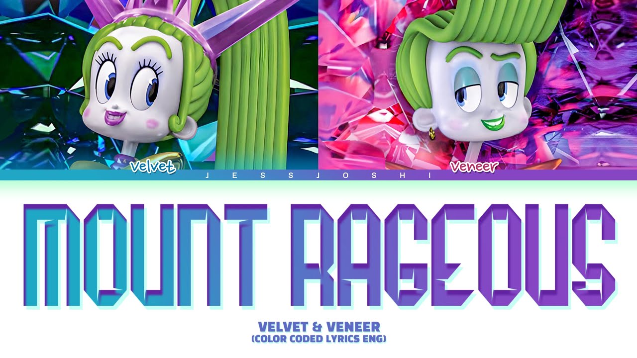Velvet & Veneer - Mount Rageous (Color Coded Lyrics Eng) [From 'Trolls Band  Together'] 