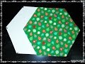 Schablone Sechseck/Hexagon zeichnen u. Stoff danach ausschneiden