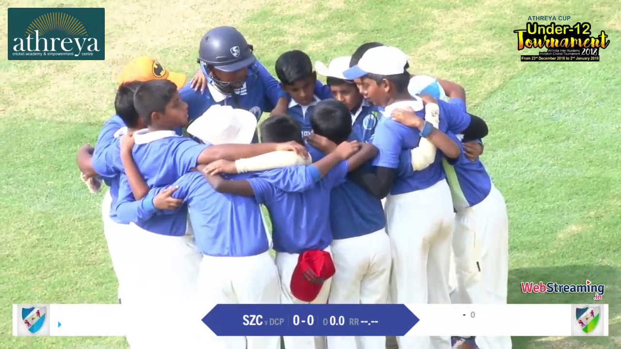 Day 1 SOUTH ZONE CRICKET ACADEMY vs DEVAMATHA CMI School YouTube