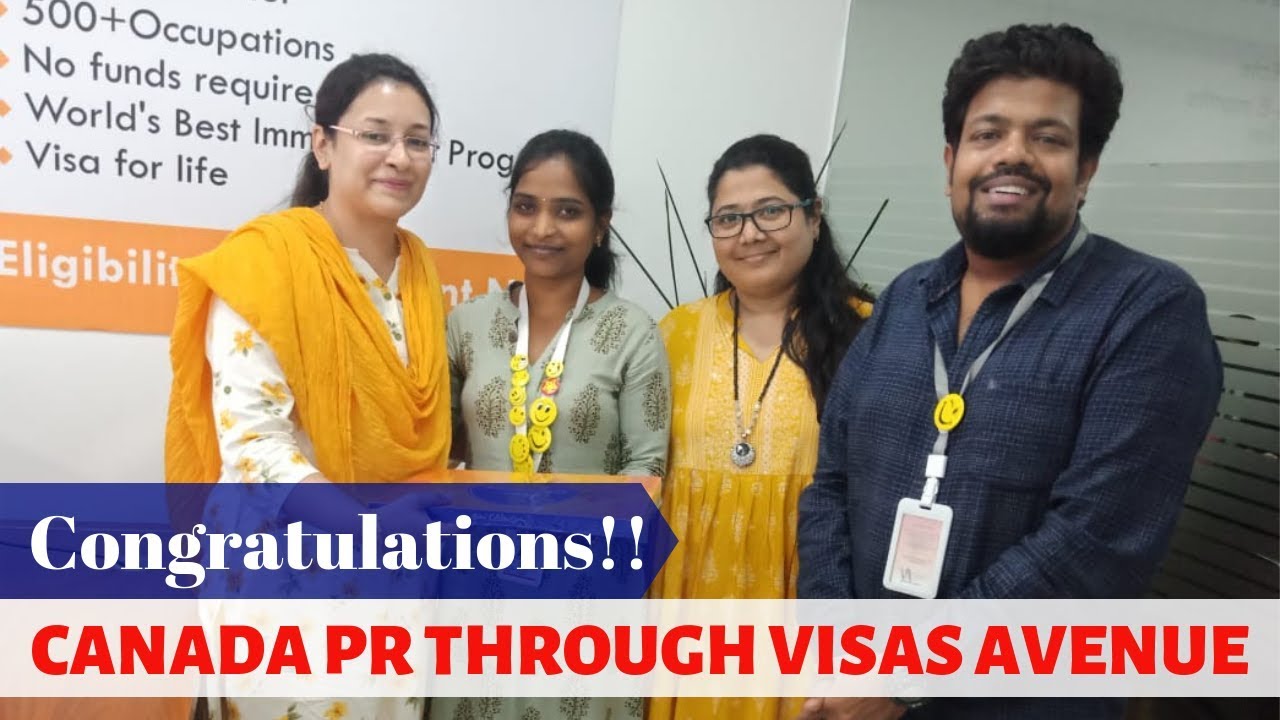 Hyderabad Client Got Canada PR through Visas Avenue - YouTube