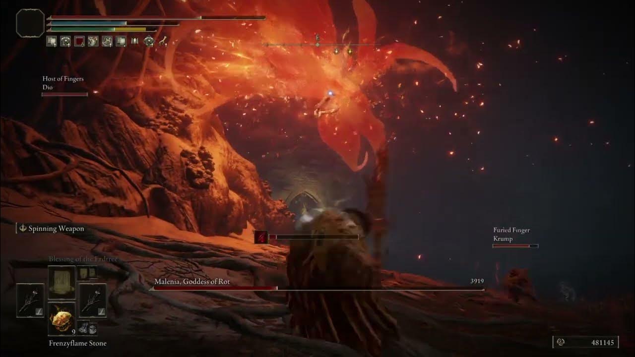 ELDEN RING™ Lvl 120 Bloodthorn Mender Coop vs Malenia, Goddess of Rot