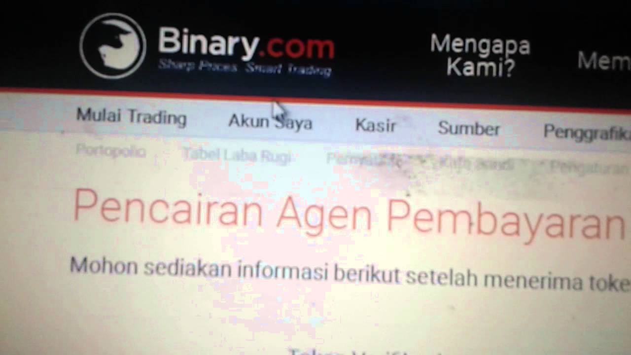 Cara withdraw di binary.com 