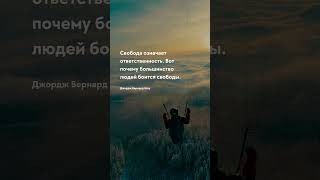 Свобода это Про жизнь - Цитаты #цитаты #цитатадня #афоризмы #пословицы #прожизнь #мудрость #shorts