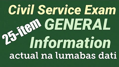 Civil Service Exam GENERAL INFORMATION, Philippine Constitution | lumabas dati - DayDayNews