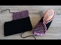 Великолепные своей простотой следки спицами | Easy slippers knitting pattern