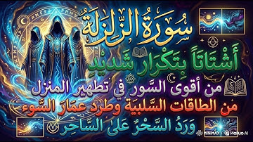 سورة الزلزلة تطهير المنزل من الطاقات السلبية وطرد عمار السوء ورد السحر على الساحر- اشتاتاً مكررة