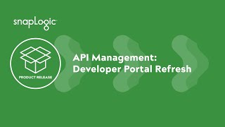 August 2021 Release: API Management: Developer Portal Refresh