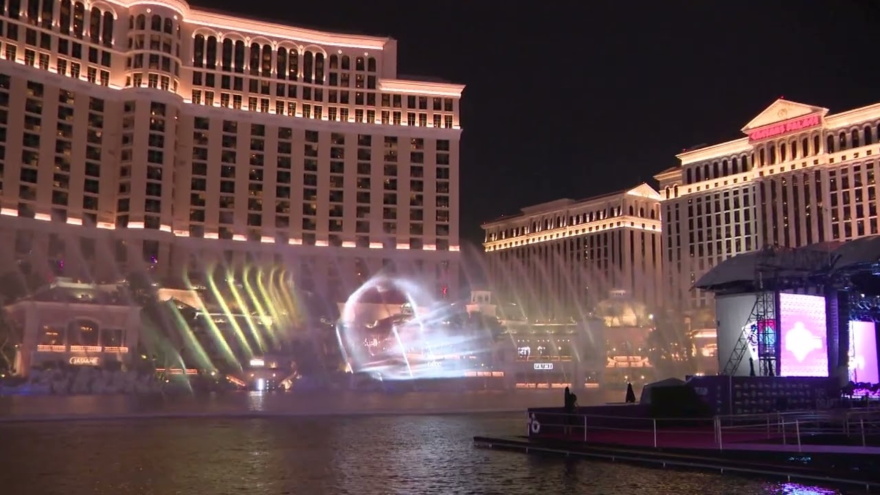 NFL DRAFT DRIVE AT BELLAGIO FOUNTAINS YouTube