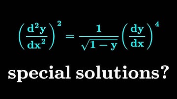 A special non linear differential equation