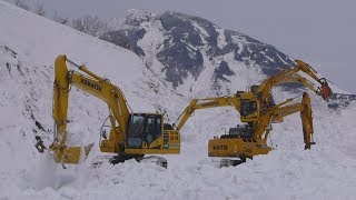 世界遺産・知床に春の足音 横断道路で除雪進む
