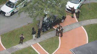 Police chase ends in crash in Miami-Dade