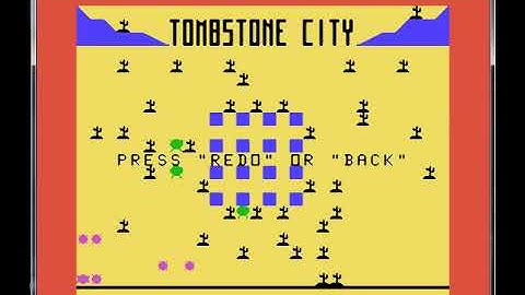Tombstone City 21st Century - Texas Instruments TI-99-4A - emulador Classic99 QI398