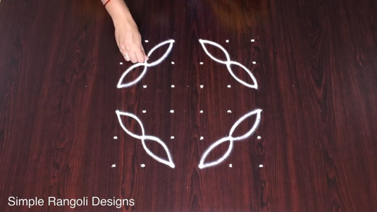 Small Pulli Beginners Home Chukkala Muggulu