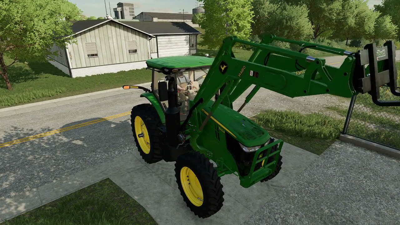FS22|John Deere 7R/H480 Loader Sounds - YouTube