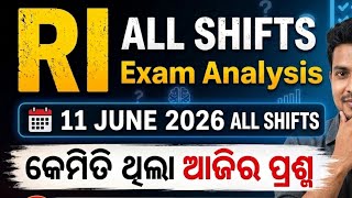 OSSSC RI Exam Analysis June 11, 2026 / RI Exam Analysis 06/11/2026 First Shift / RI Amin Exam Ana...