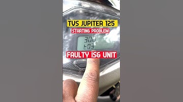 TVS Jupiter 125 |Starting Problem| Faulty ISG Unit #shorts #viralvideo #trending