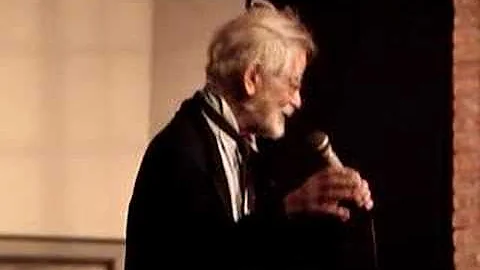 Prof. Irwin Corey at the Prop Theater