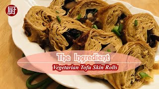 Vegetarian Tofu Skin Rolls (素鹅) – Vegetarian Goose, Simple Recipe