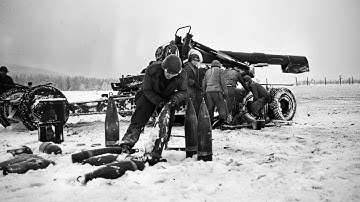 German Infantry Had Only 30 Feet Before Proximity Fuse Exploded Above Their Heads!