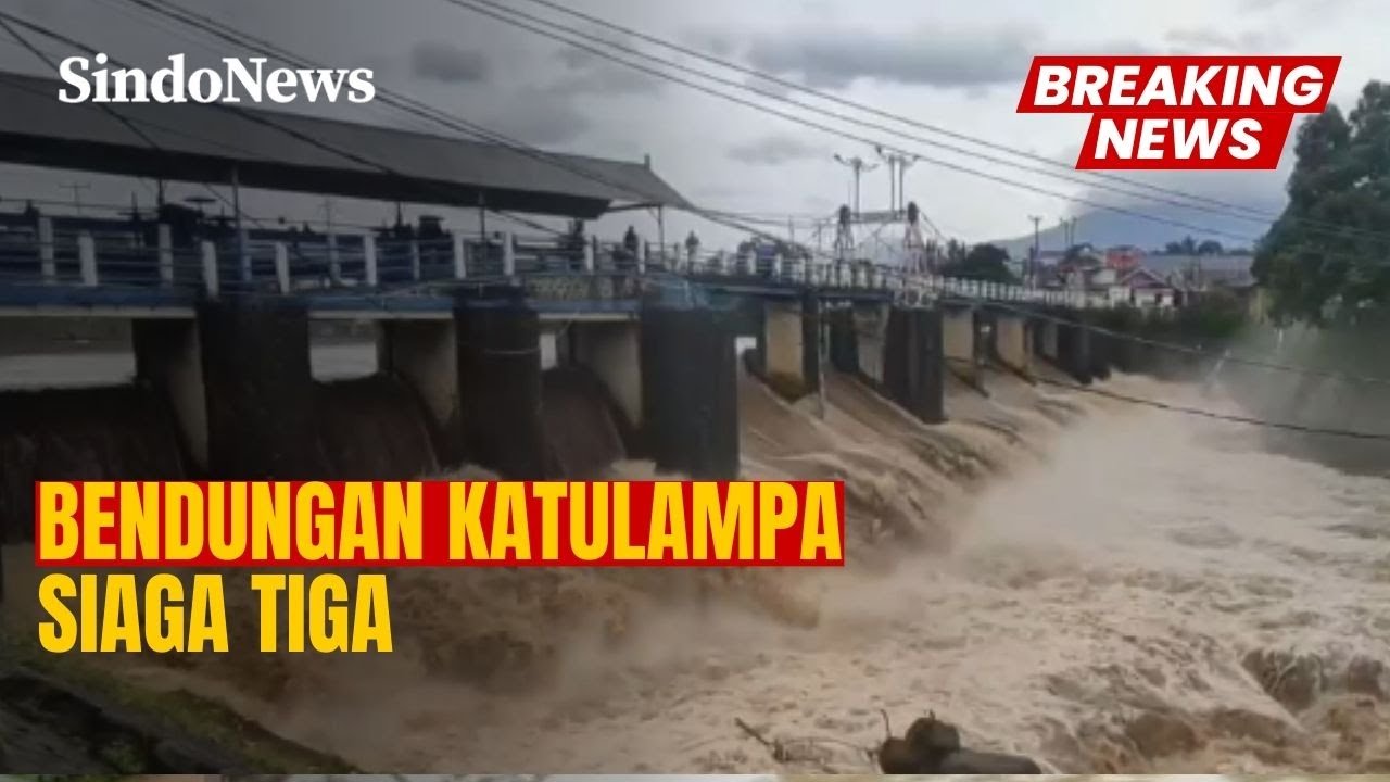 Debit Kali Ciliwung Naik Drastis, Bendungan Katulampa Berstatus Siaga III | Breaking News | 18/01