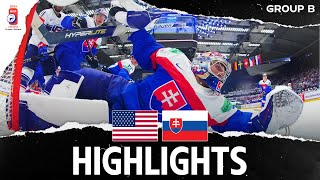 : Highlights: USA vs Slovakia | 2024 #MensWorlds