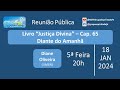 18012024 quintafeira diane oliveira umen livro justia divina 65  diante do amanh