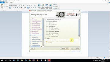 how to install oracle 11g Fusion middleware