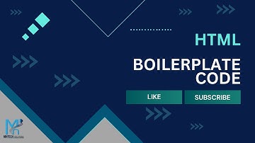 HTML Boilerplate Code Explained | Beginner