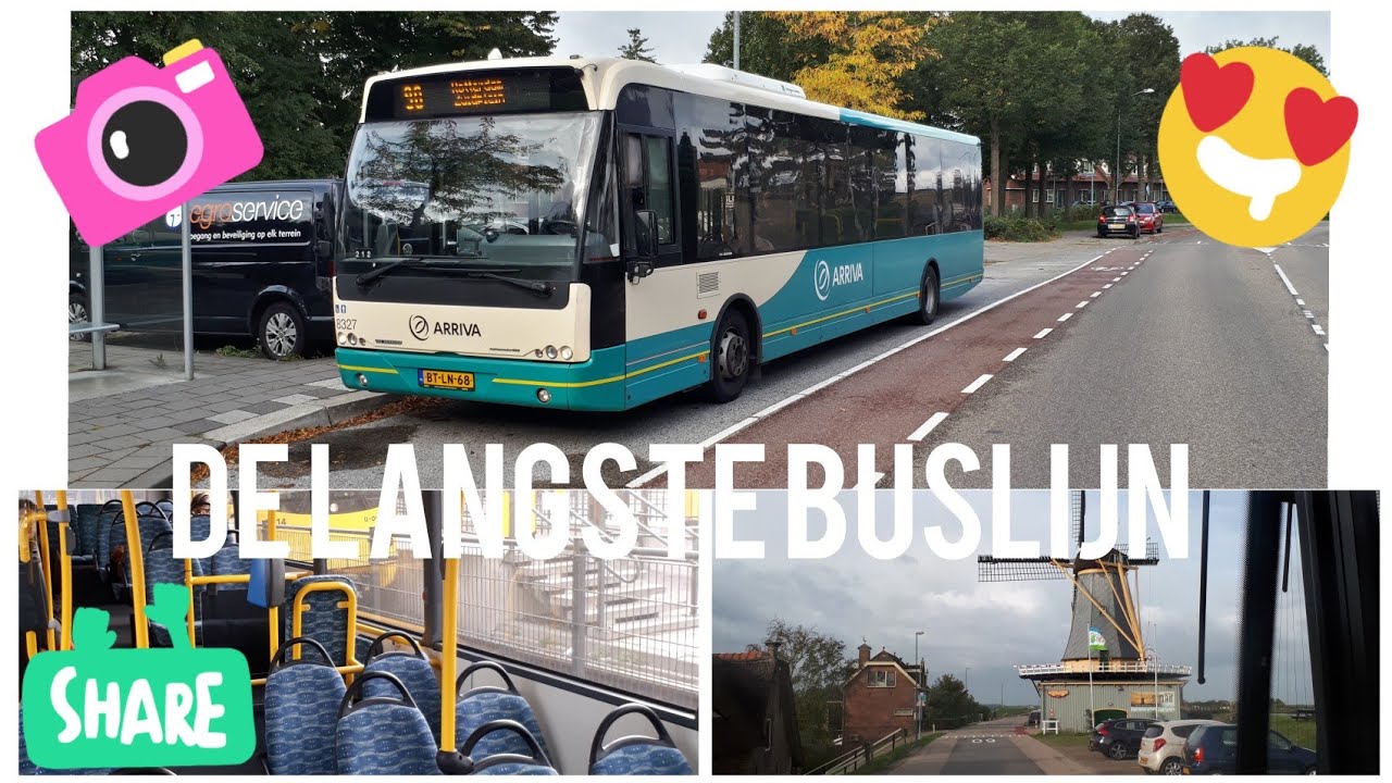 Een reis met lijn 90, de langste buslijn van Nederland