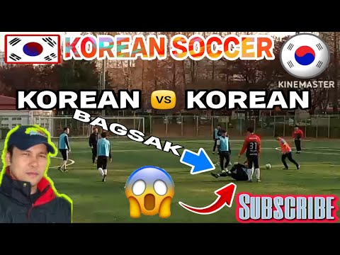 KOREAN PLAYERS PRACTICE FOOTBALL AT YEONSU INCHEON FOOTBALL FIELD