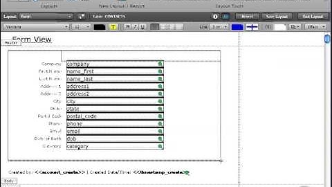 FileMaker Tutorial - 063 - Tab Control pt 1