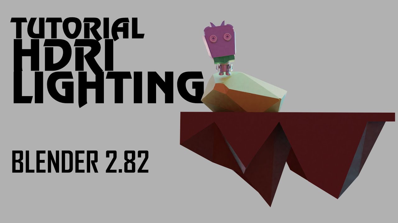 Tutorial Render Lighting HDRI tanpa Image Background di Blender 2.82 ...