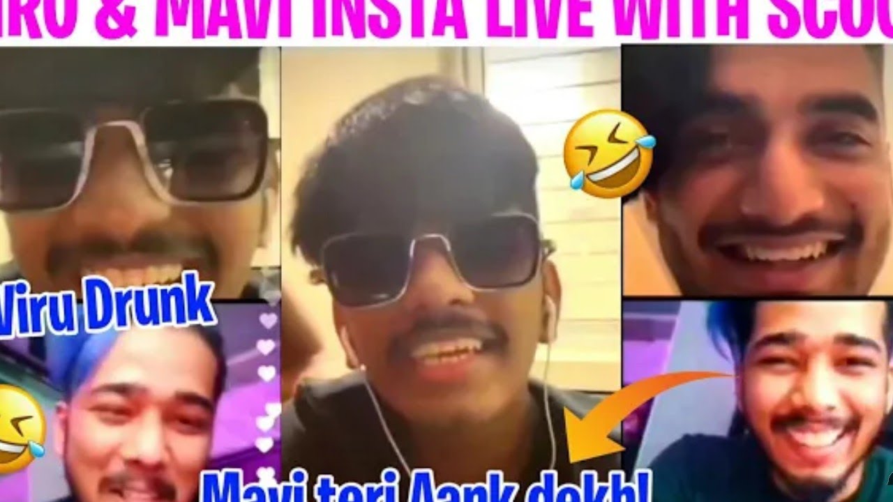 OR mavi and scout instgram live || viru drunk on live || snax on OR ||
