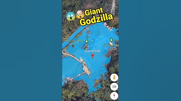 OMG 😱 Godzilla found on google maps and google earth #googlemaps