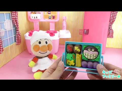 アンパンマン!おもちゃ アニメ☆アンパンマンのクッキング♡どんな かわいいお弁当ができるかな?【お弁当】【料理】【パズル 】