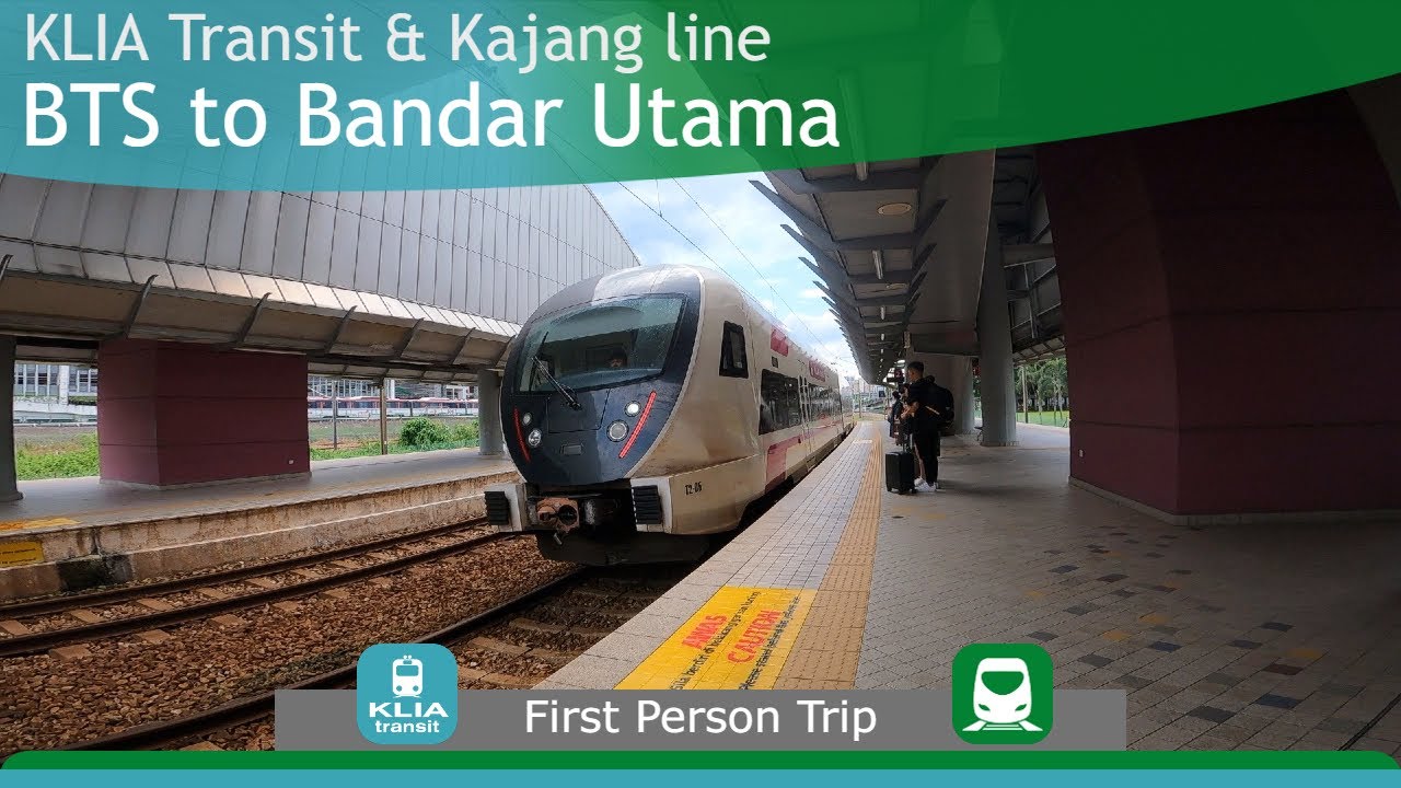 KLIA Transit & Kajang line POV : Bandar Tasik Selatan to Bandar Utama