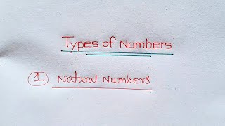 Types of Numbers || All numbers Details