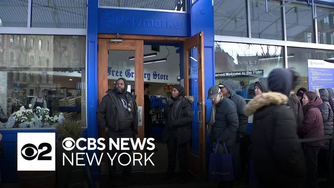Polymarket's free grocery store opens in NYC's West Village